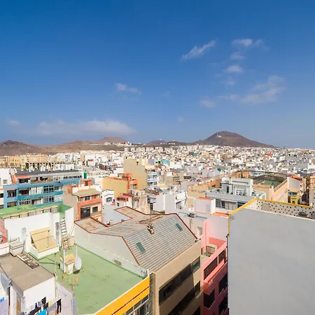 Casita Canaria Playa Beachfront Access & Lateral Ocean View With Terrace شقة